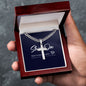 Personalized Cross w/Cuban Link Template Luxury Box w/LED