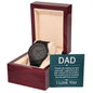 Funny Fathers Day Gift - Wooden Watch for Dad - Thanks for Wiping My Butt - Gift from Daughter - Gift from Son