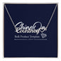 Heart Name Necklace Template Polished Stainless Steel / Standard Box
