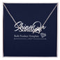 20230427 Paw Print Name Necklace Template Polished Stainless Steel / Standard Box