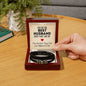 You're the Best Husband Keep that Shit Up - Funny Gift to Husband from Wife - Bracelet for Anniversary, Fathers Day, Valentines Day Luxury Box w/LED