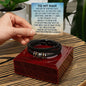 To My Man Vegan Leather Bracelet - Gift for Husband, Boyfriend, Fiance, Soulmate - Anniversary Valentine's Day Fathers Day Gift