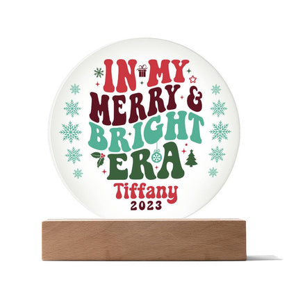 In My Merry and Bright Era 20231008 Acrylic Circle Template