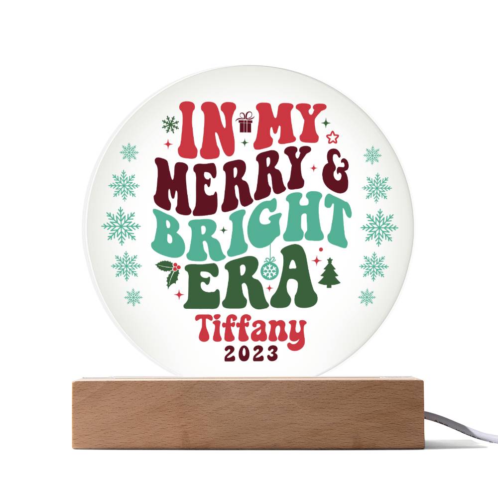 In My Merry and Bright Era 20231008 Acrylic Circle Template