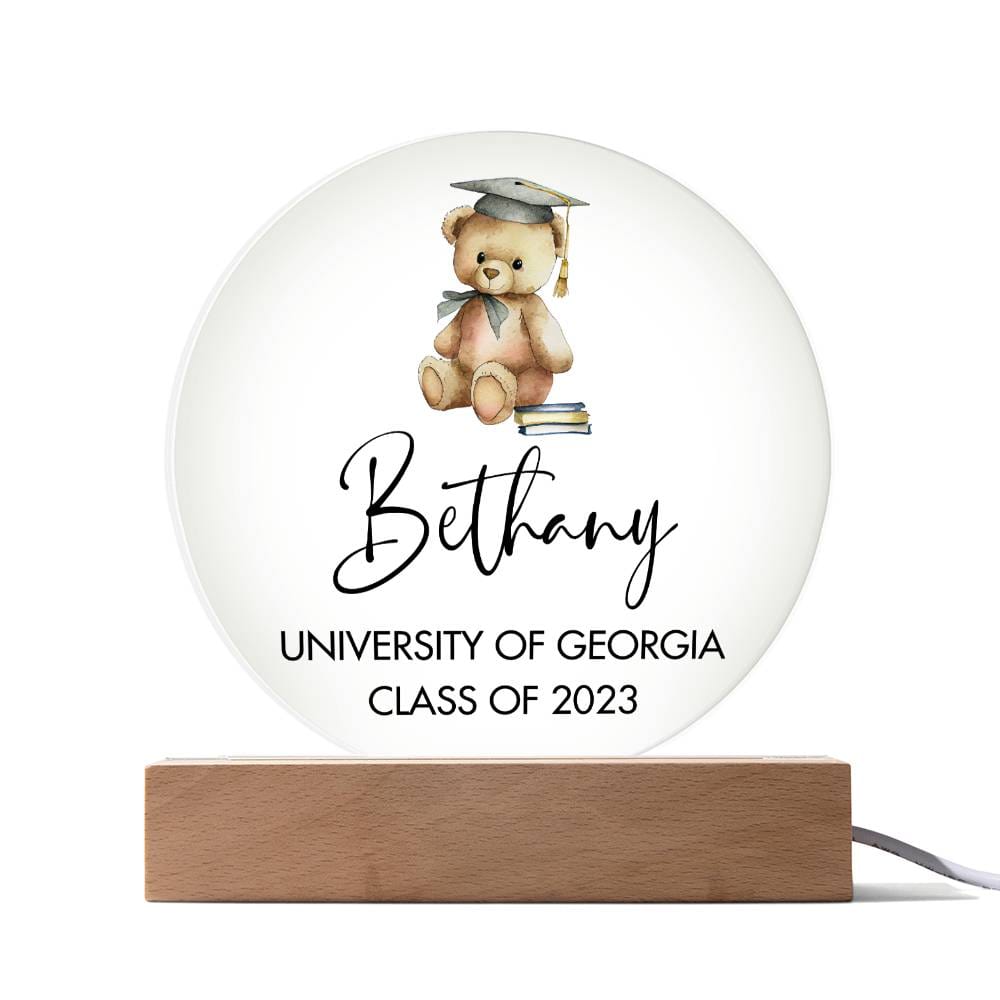 Graduation Teddy Bear 20231008 Acrylic Circle Template