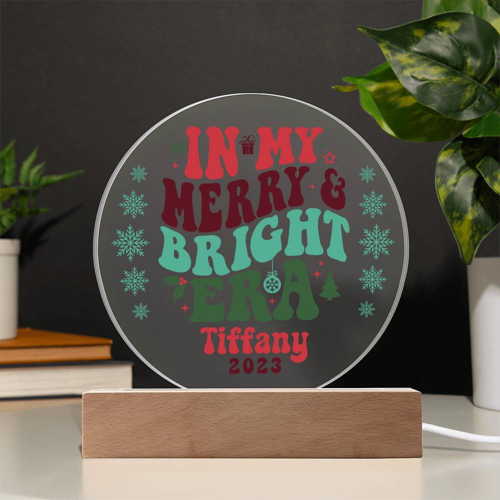 In My Merry and Bright Era 20231008 Acrylic Circle Template