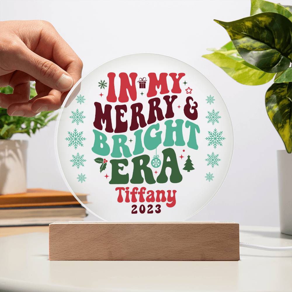 In My Merry and Bright Era 20231008 Acrylic Circle Template