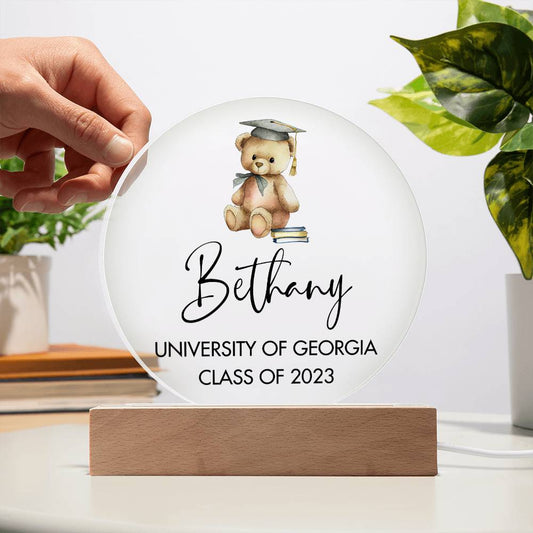 Graduation Teddy Bear 20231008 Acrylic Circle Template