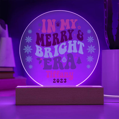 In My Merry and Bright Era 20231008 Acrylic Circle Template