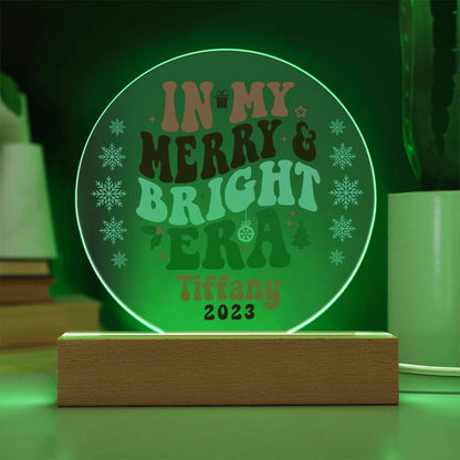 In My Merry and Bright Era 20231008 Acrylic Circle Template