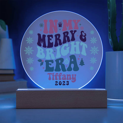 In My Merry and Bright Era 20231008 Acrylic Circle Template