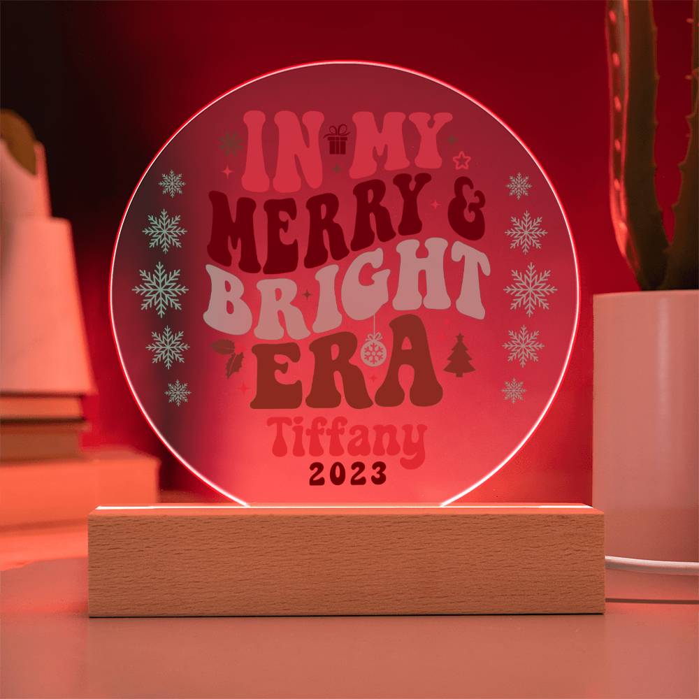 In My Merry and Bright Era 20231008 Acrylic Circle Template