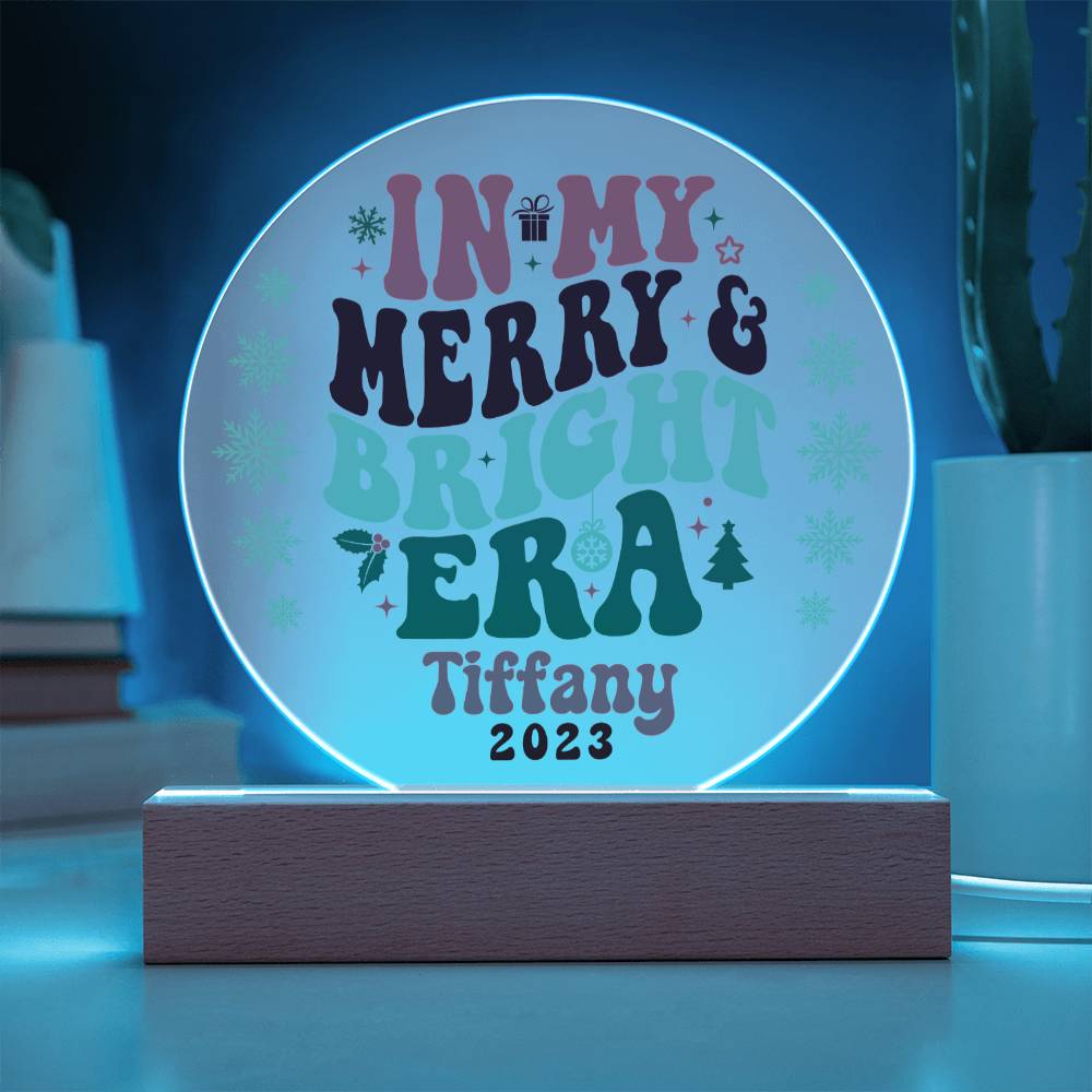 In My Merry and Bright Era 20231008 Acrylic Circle Template