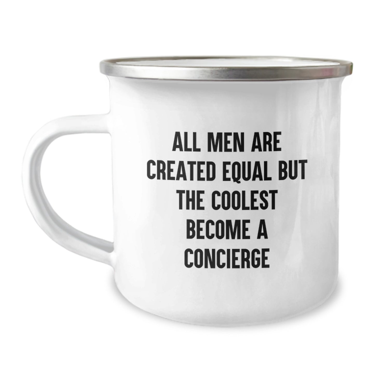 Gifts from Men to Concierge Friends on Valentine's - Funny Camping Mug for Concierges, Coolest Become a Concierge - Image 1