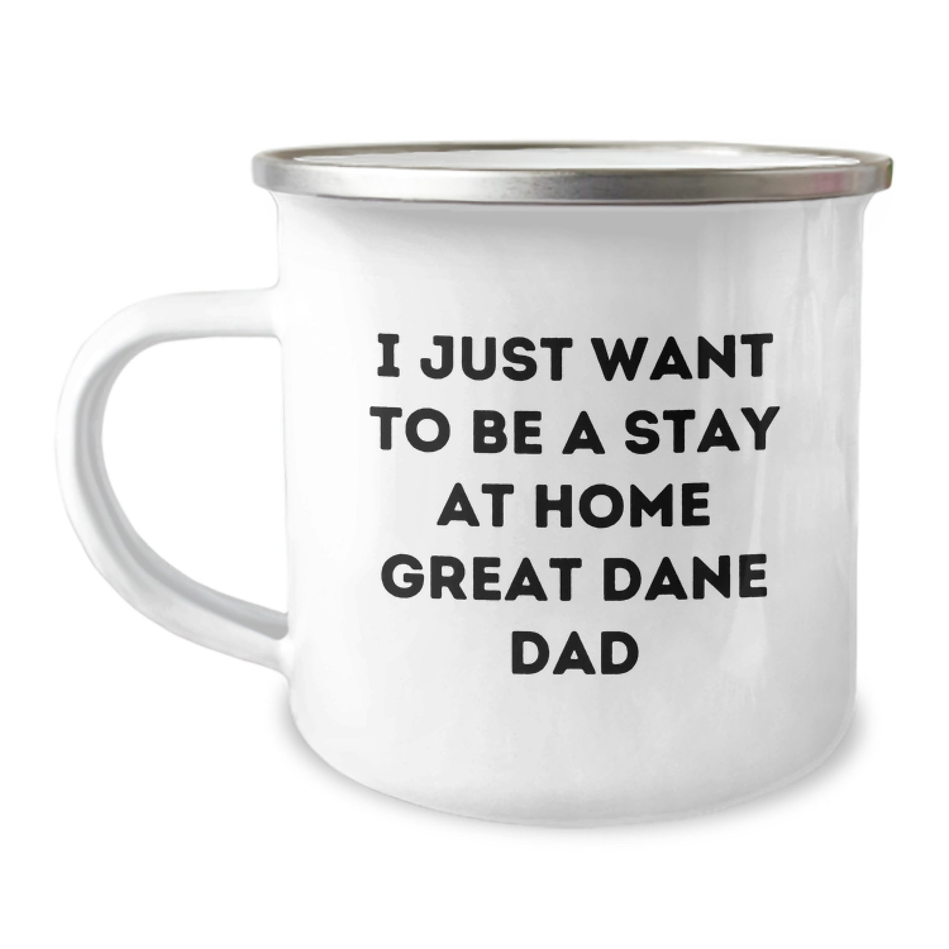 Funny Great Dane Dog Dad Camping Mug, Great Dane Dog Gifts for Him, Valentine's Unique Gifts from Men, Great Dane Dog Enthusiasts Gifts for Home - Image 1