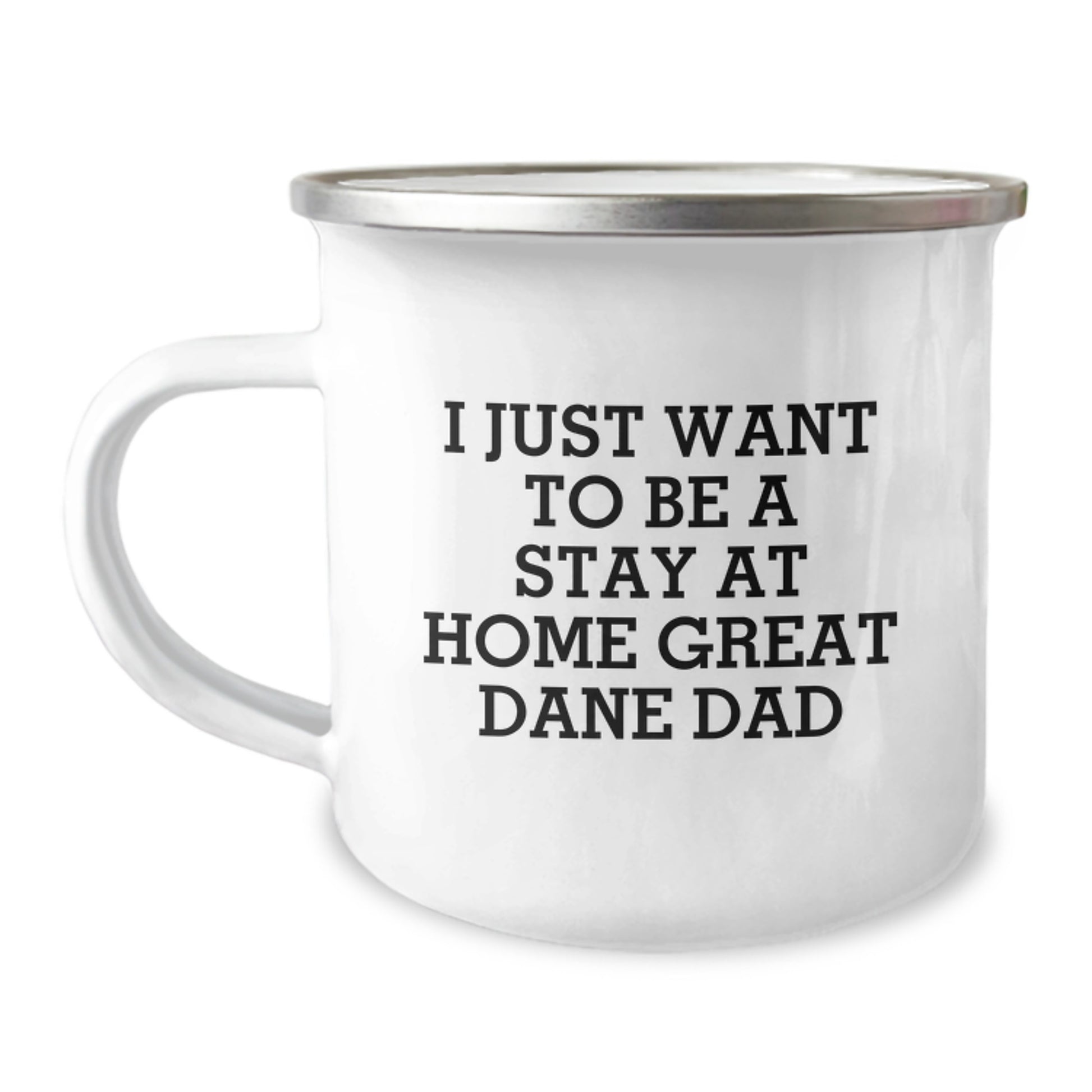 Great Dane Dog Dad Camping Mug - Funny Quote for Valentine's Gifts from Men to Great Dane Dog Owners - Image 1