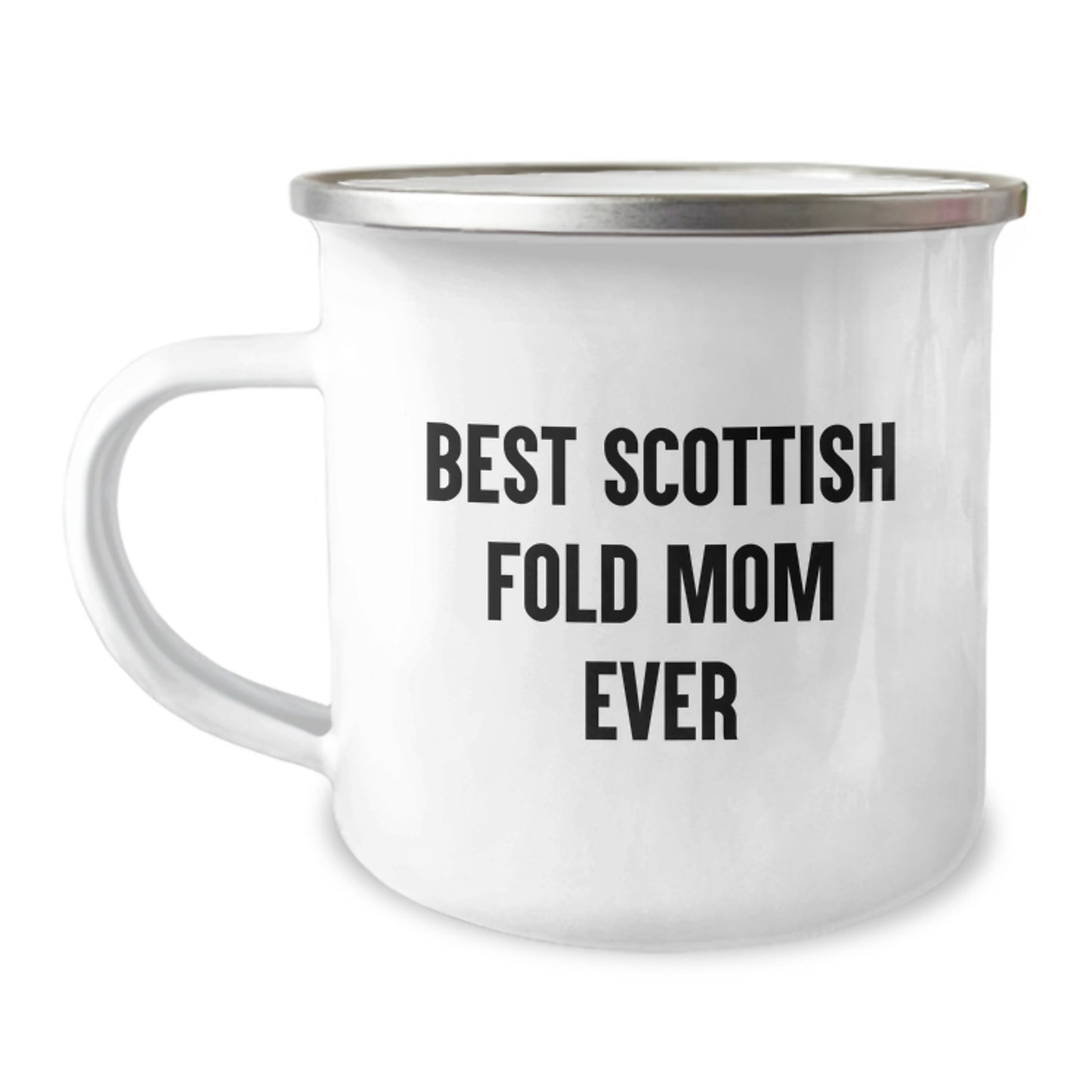 Funny Scottish Fold Cat Gifts for Mom, Unique Valentine's Unique Gifts for Scottish Fold Cat Lovers, Camping Mug for Scottish Fold Cat Enthusiasts - Image 1