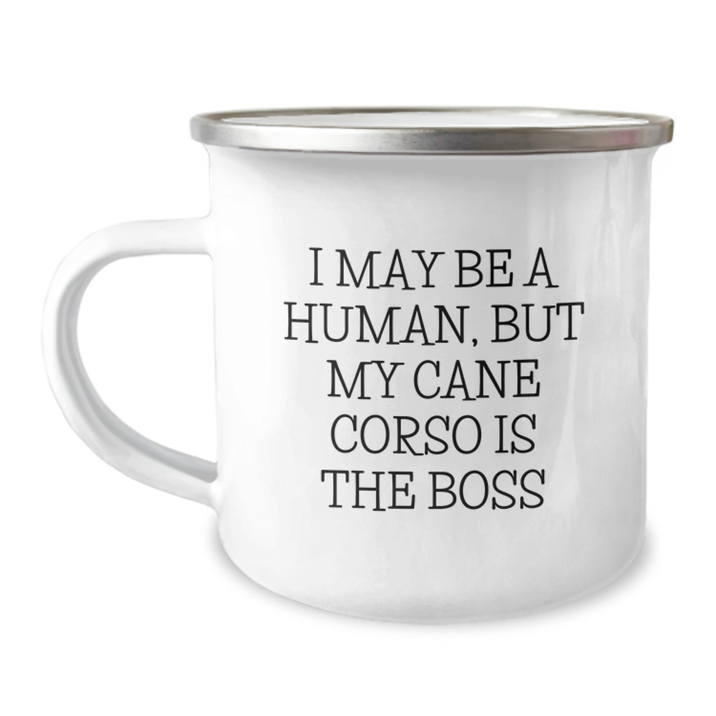 Cane Corso Dog Lover's Camping Mug, Funny Quotes Gifts for Men, Gifts from Friends, Gifts for Cane Corso Dog Enthusiasts, Birthday Unique Presents - Image 1
