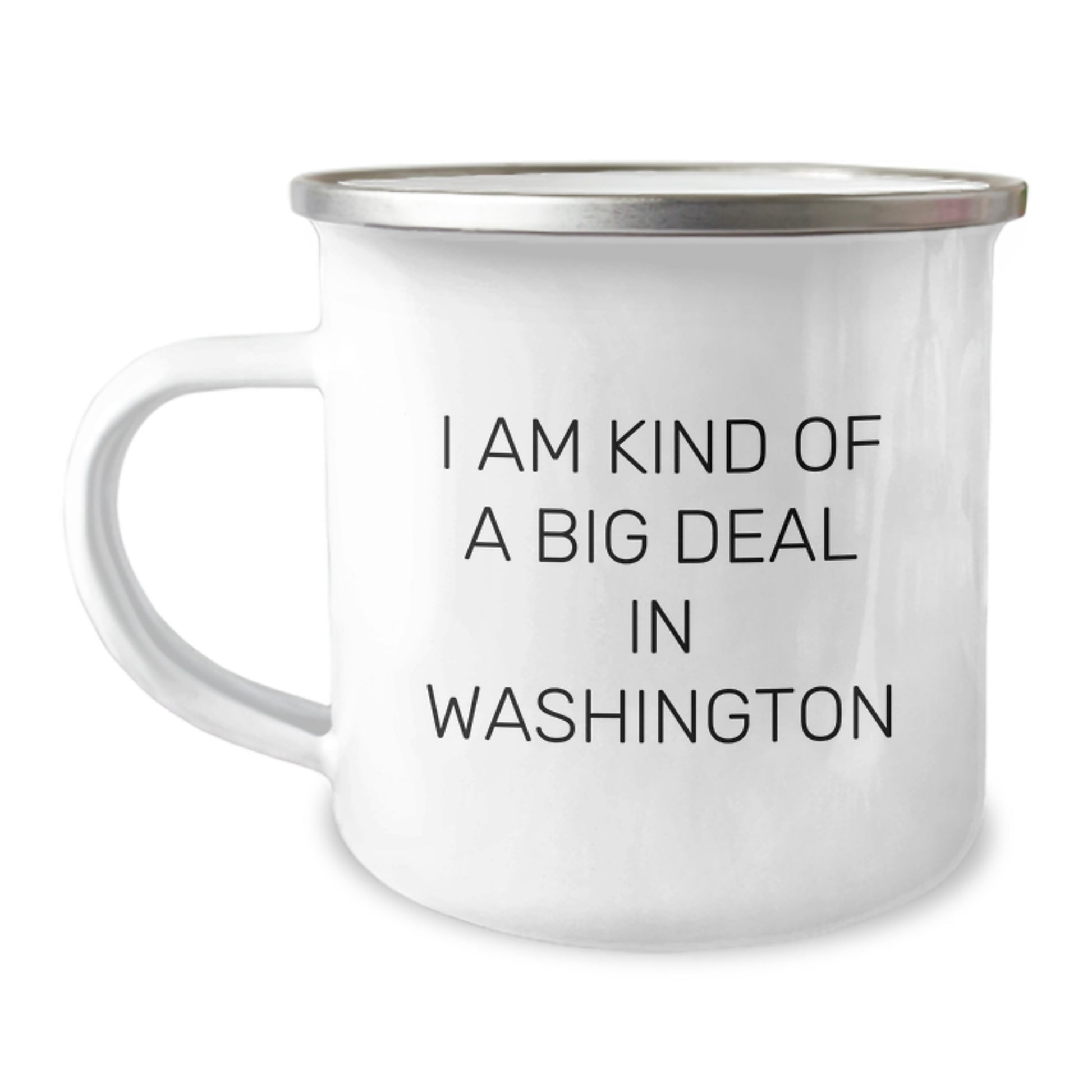 Washington Camping Mug - Funny Quote, Gift for Friends from Washington, Birthday Unique Gifts, Gifts from Washington, Gift for Friends, Washington Lover Gifts - Image 1