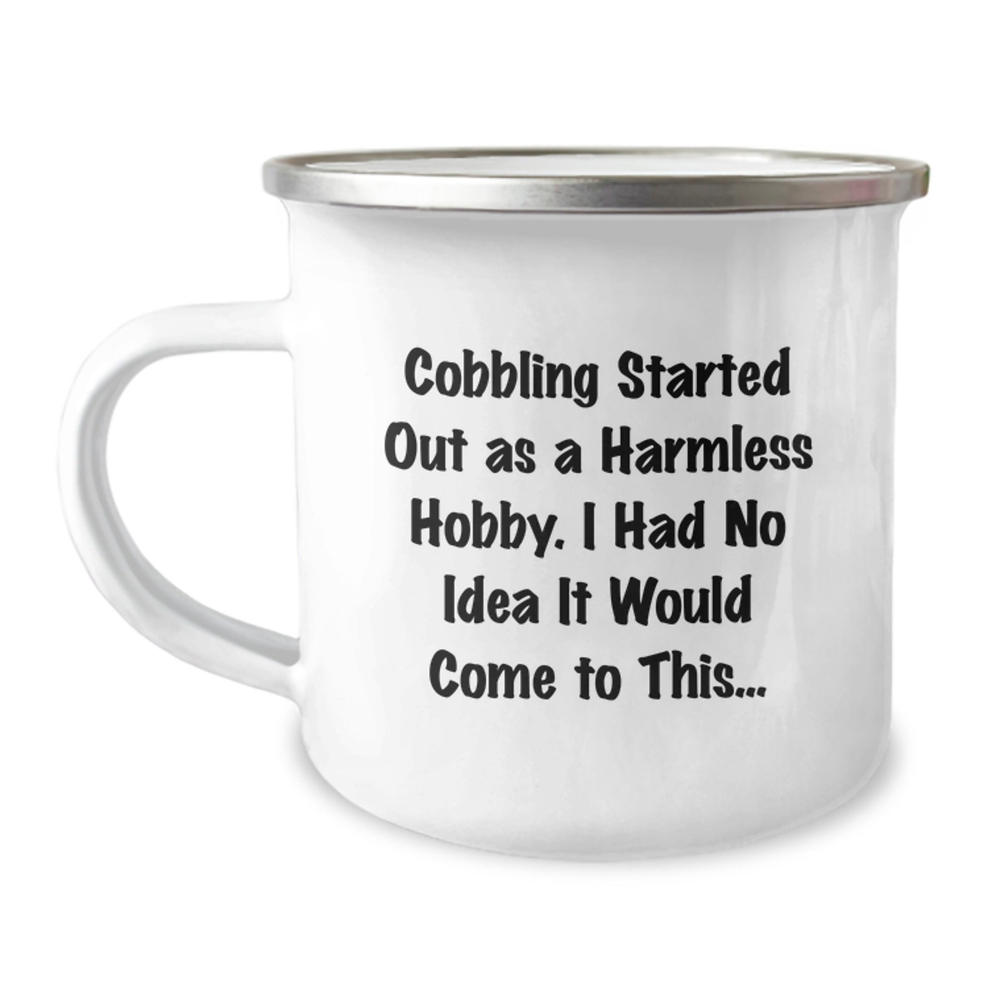 Funny Cobbling Gifts from Friends for Men Camping Mug with Christmas Unique - Image 1