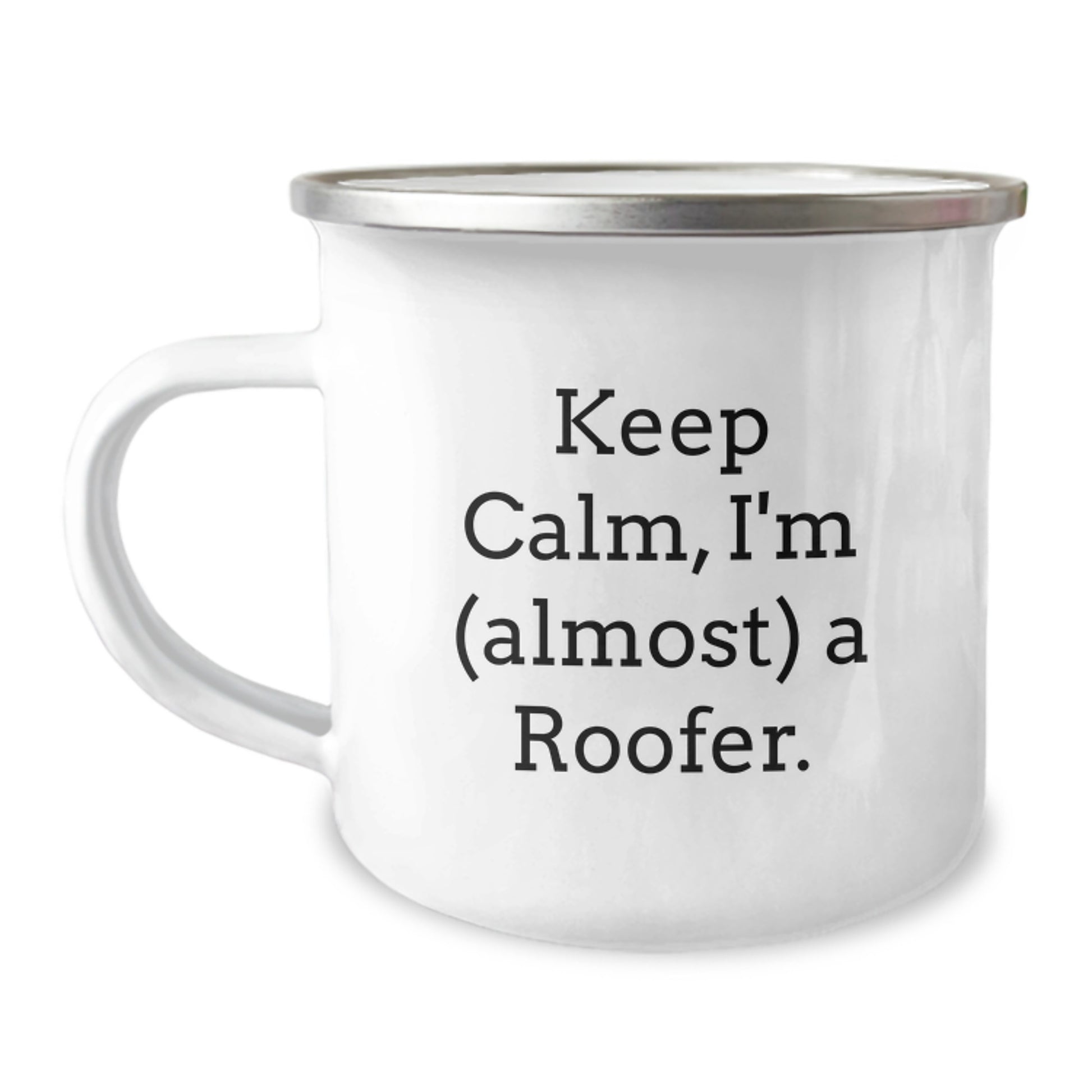 Funny Roofer Gifts: Gifts from Friends to Keep Calm, I'm (almost) A Roofer., Birthday Unique Gifts for Men, Women, or Family - Image 1