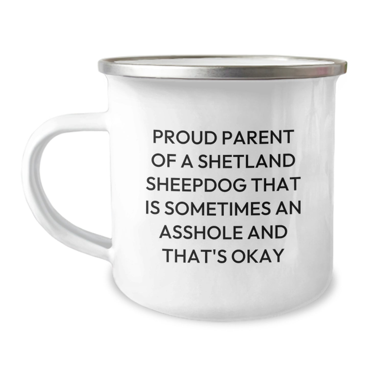 Funny Shetland Sheepdog Gifts for Friends and Family - Proud Parent Mug, Camping Mugs for Birthday Unique Gifts from Men - Image 1