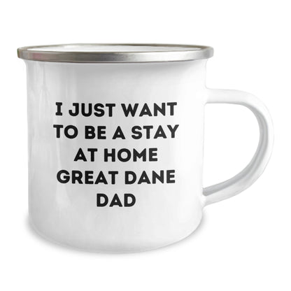 Funny Great Dane Dog Dad Camping Mug, Great Dane Dog Gifts for Him, Valentine's Unique Gifts from Men, Great Dane Dog Enthusiasts Gifts for Home - Image 2