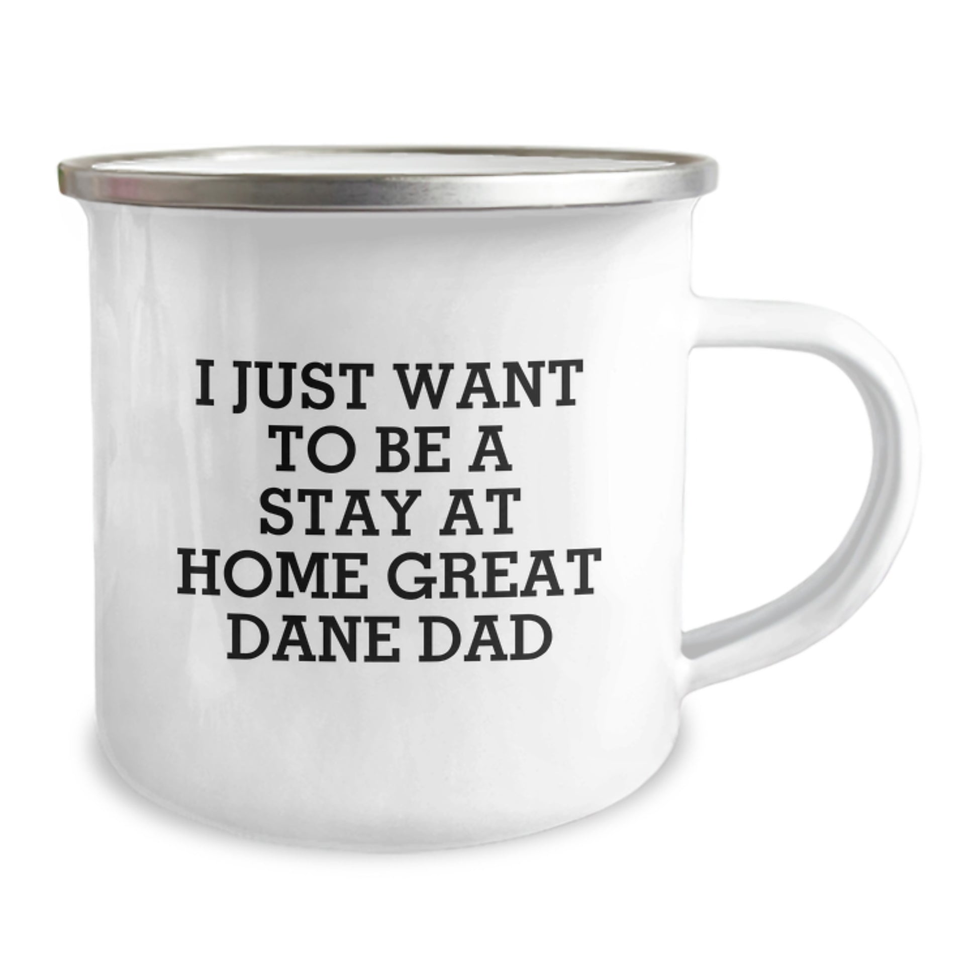 Great Dane Dog Dad Camping Mug - Funny Quote for Valentine's Gifts from Men to Great Dane Dog Owners - Image 2