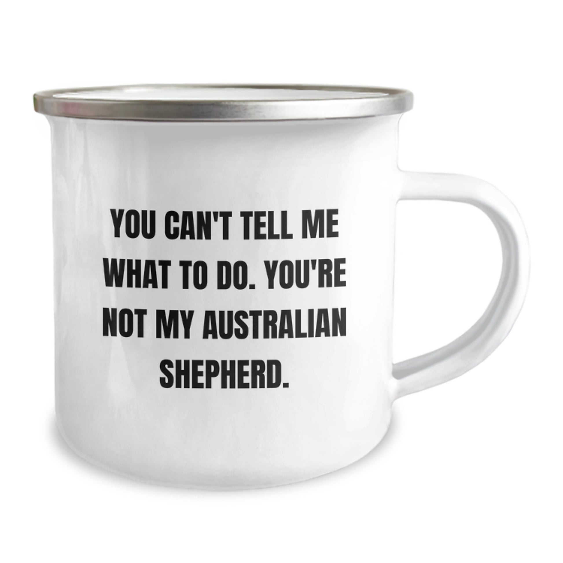 Australian Shepherd Dog Camping Mug Funny Gift from Friends for Birthday - Image 2