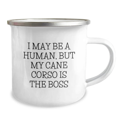 Cane Corso Dog Lover's Camping Mug, Funny Quotes Gifts for Men, Gifts from Friends, Gifts for Cane Corso Dog Enthusiasts, Birthday Unique Presents - Image 2