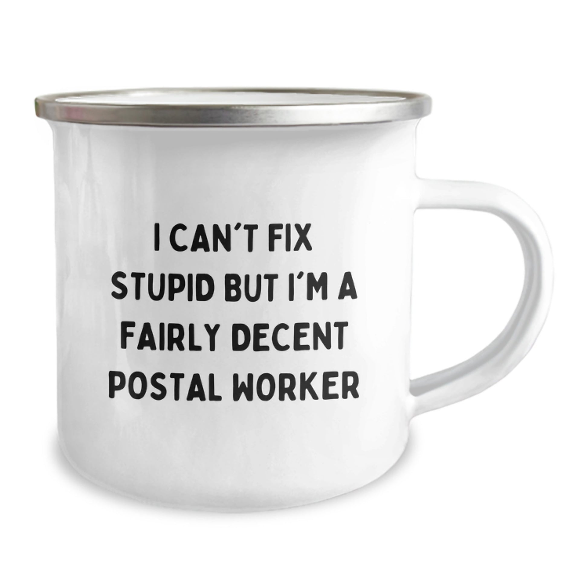 Funny Postal Worker Gifts for Men - I'm A Decent Postal Worker Christmas Unique Mugs for Camping Lovers - Image 2