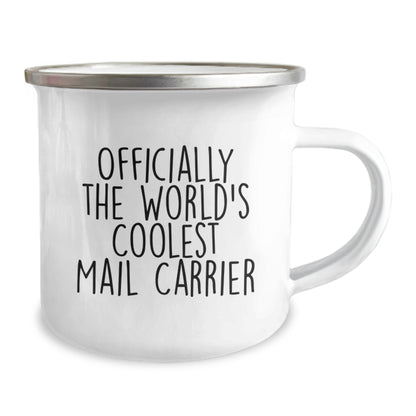 Funny Mail Carrier Gifts for Men - Officially The World's Coolest Mail Carrier - Birthday Unique Mugs for Camping Enthusiasts - Image 2