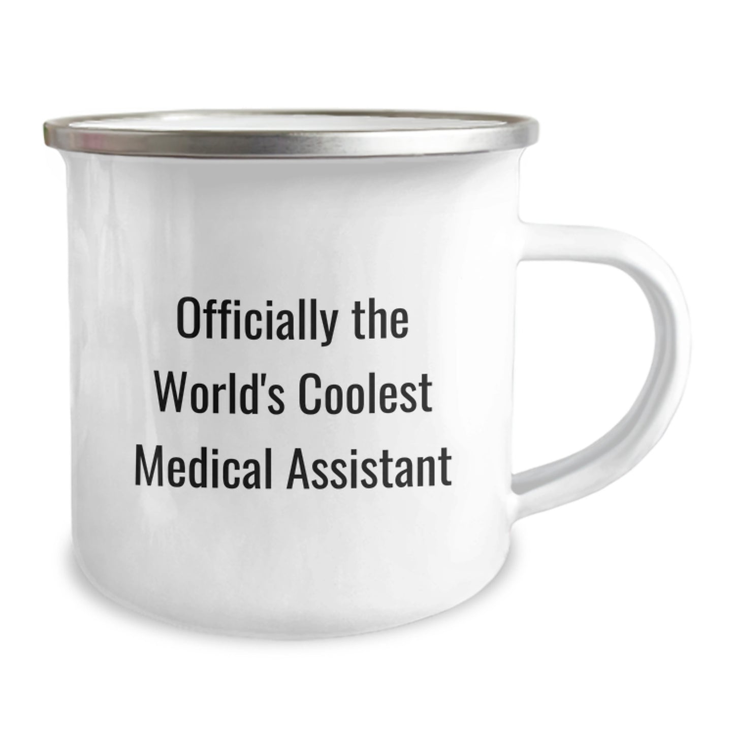 Funny Medical Assistant Gifts for Men, Women, Friends - Officially The World's Coolest Medical Assistant Camping Mug, Birthday Unique Gifts from Friends, Family, Coworkers - Image 2