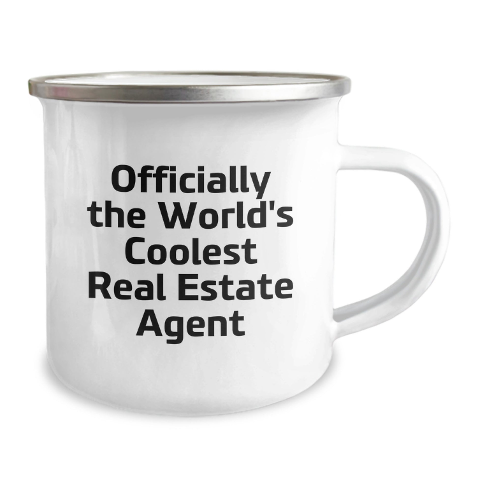 Funny Real Estate Agent Gifts for Men - Officially The World's Coolest Real Estate Agent Camping Mug, Christmas Unique Gifts from Friends - Image 2