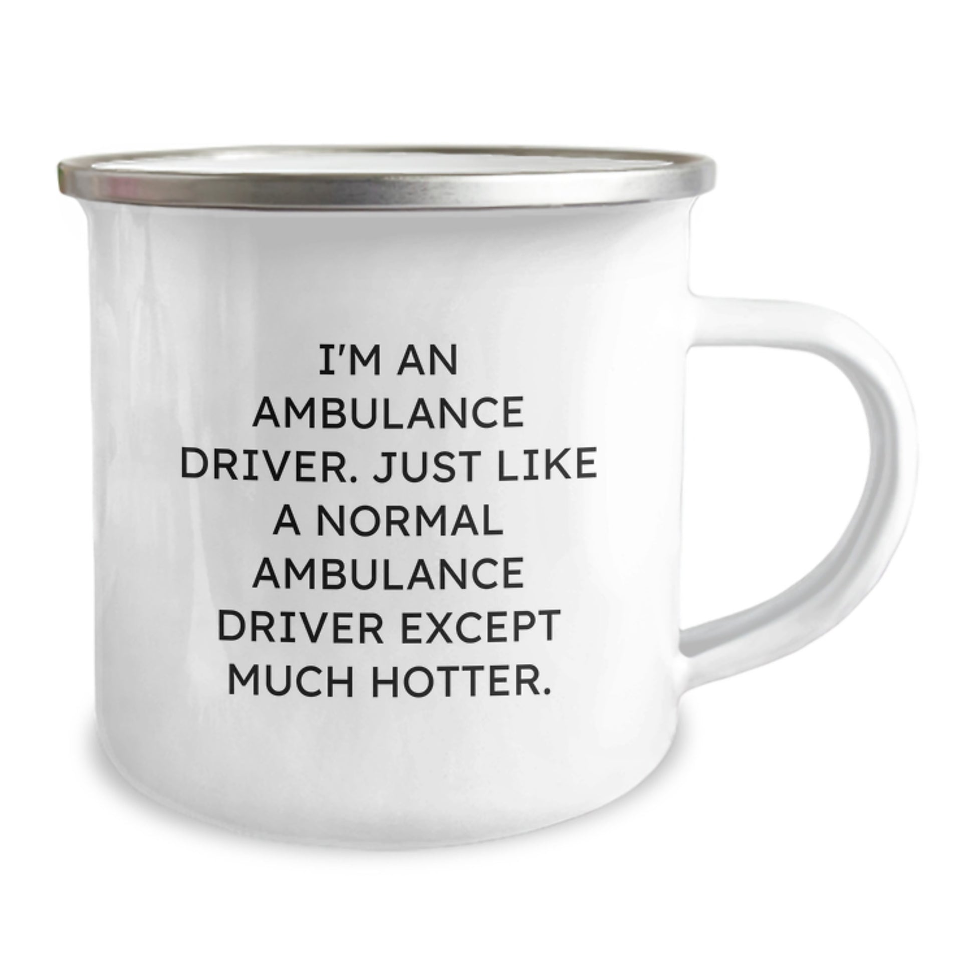 Funny Ambulance Driver Gifts from Friends, Birthday Unique Gifts for Ambulance Driver Men, Camping Mug with I'm An Ambulance Driver Quote - Image 2