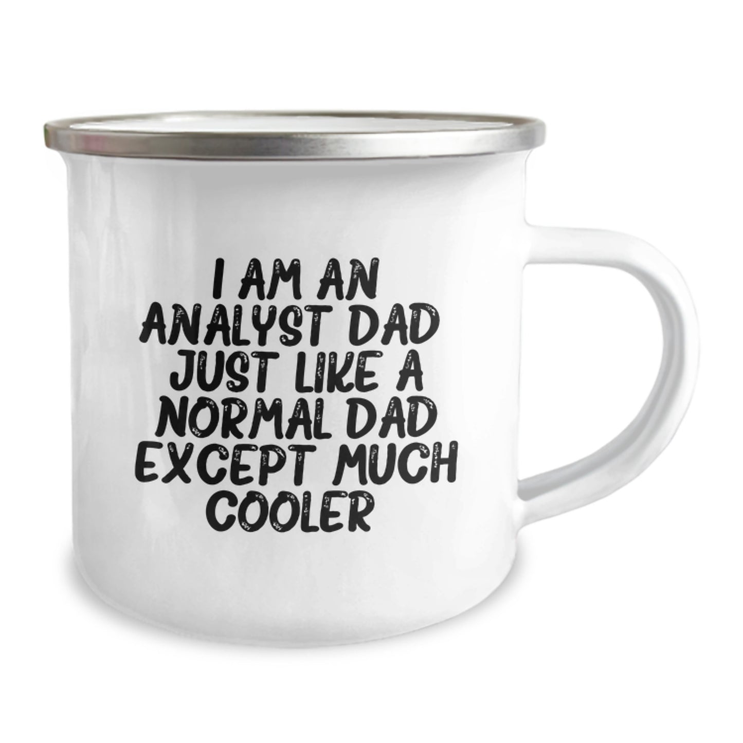 Funny Analyst Dad Camping Mug - Unique Gifts for Analyst Men from Family - Christmas Unique Gifts for Dad and Analyst Friends - Image 2