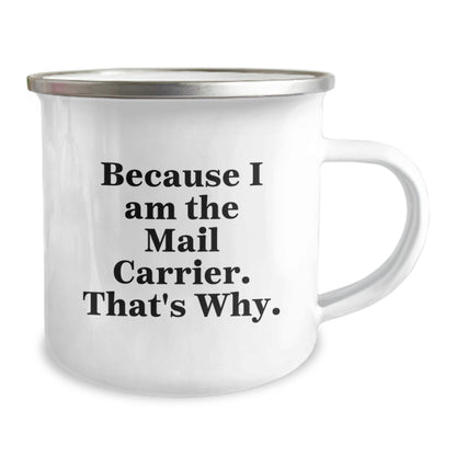 Funny Mail Carrier Gifts for Mail Carrier, Camping Mug, Graduation Unique Gifts from Family, Friends, and Coworkers - Image 2