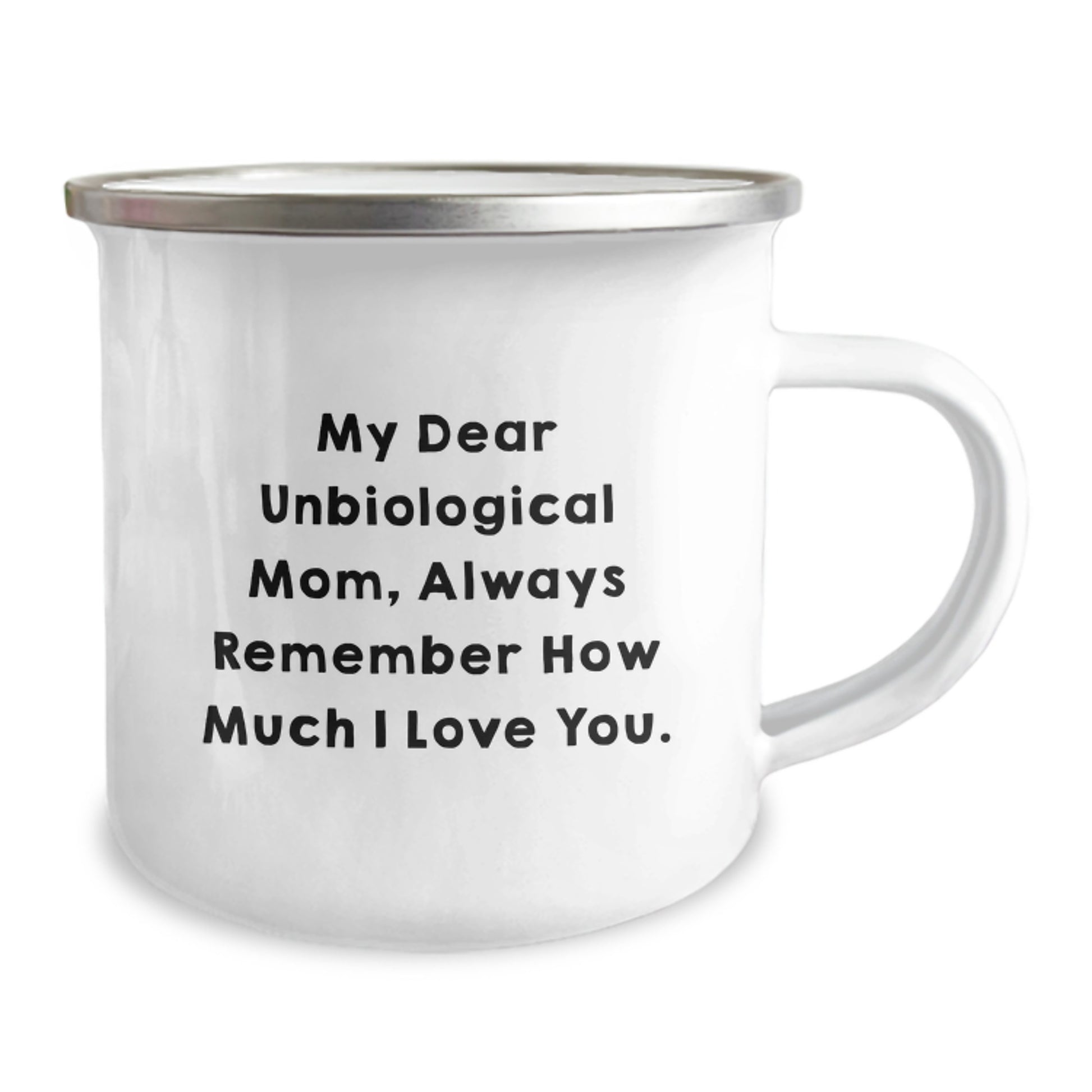 Funny Quotes for Unbiological Mom, Heartfelt Gifts from Friends, Unique Birthday Camping Mug - Image 2