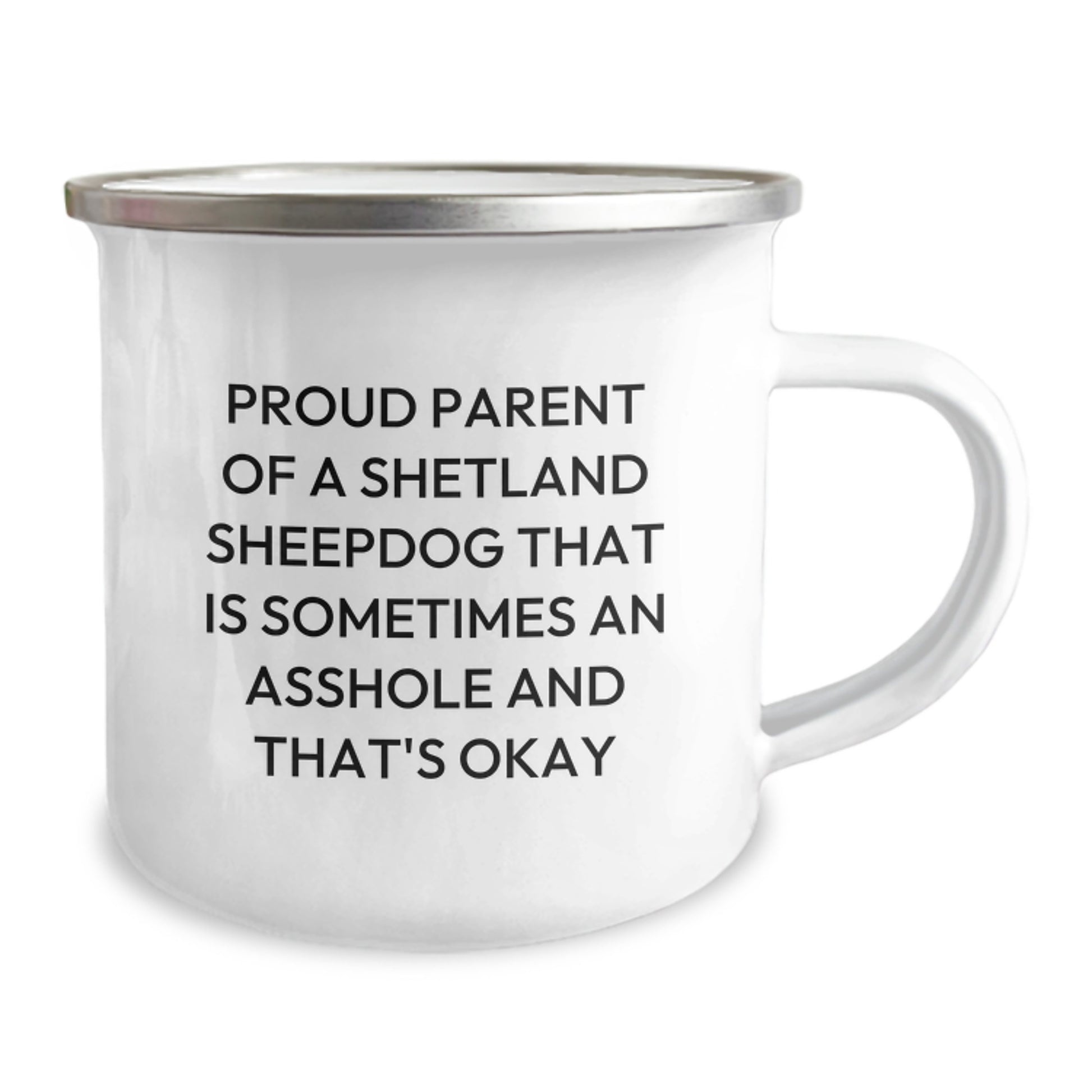 Funny Shetland Sheepdog Gifts for Friends and Family - Proud Parent Mug, Camping Mugs for Birthday Unique Gifts from Men - Image 2