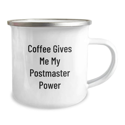 Funny Postmaster Power Mug, Camping Gifts for Men, Friends, or Family, Birthday Unique Gifts from Friends, Postmaster Enthusiasts - Image 2