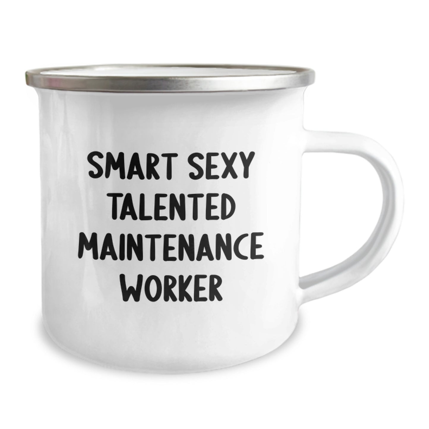 Funny Quotes for Maintenance Worker Christmas Unique Gifts from Friends - Smart Sexy Talented Mug for Camping Enthusiasts - Image 2