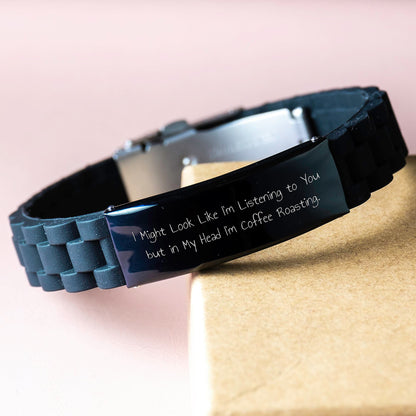 Funny Coffee Roasting Inspired Glide lock Clasp Bracelet Gifts from Men to Women Friends on Birthday Unique - Image 3