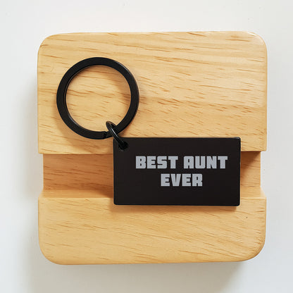 Funny Aunt Keychain Gifts from Family for Best Aunt Ever on Birthday, Keychain for Aunt, Aunt Gifts - Image 2