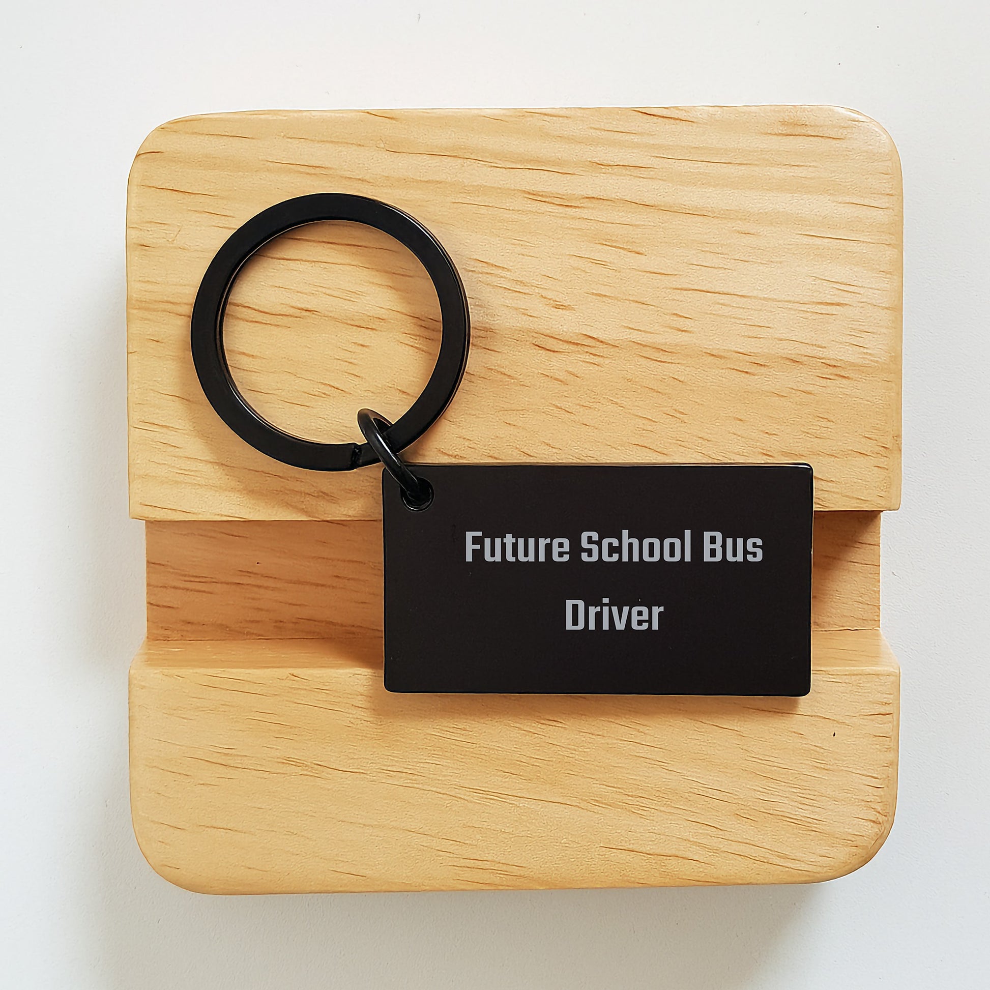 Funny School Bus Driver Gifts for Him Birthday Unique Keychain, Gifts from Friends to School Bus Driver, Future School Bus Driver Keychain - Image 2