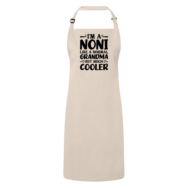 I'm A Noni Like A Normal Grandma But Much Cooler Apron – Funny Noni Gift – Grandma Apron – Gift For Noni