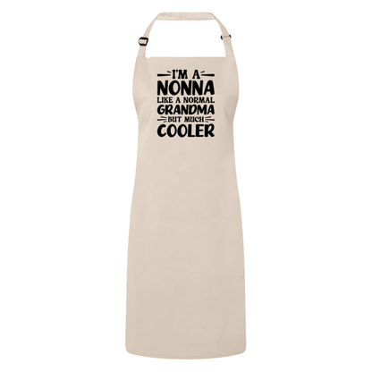 I'm A Nonna Like A Normal Grandma But Much Cooler Apron – Funny Nonna Gift – Grandma Apron – Gift For Nonna