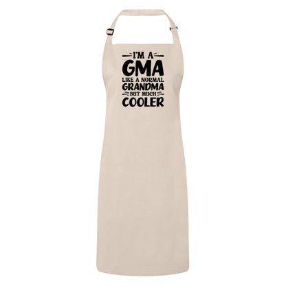 I'm A Gma Like A Normal Grandma But Much Cooler Apron – Funny Gma Gift – Grandma Apron – Gift For Gma