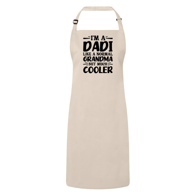 I'm A Dadi Like A Normal Grandma But Much Cooler Apron – Funny Dadi Gift – Grandma Apron – Gift For Dadi