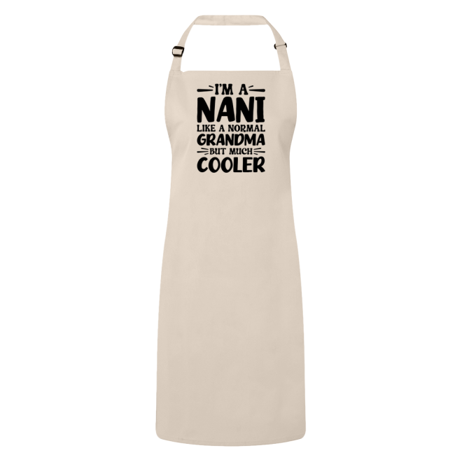 I'm A Nani Like A Normal Grandma But Much Cooler Apron – Funny Nani Gift – Grandma Apron – Gift For Nani