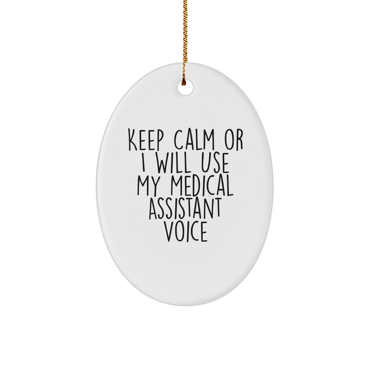 Funny Medical Assistant Gifts for Men, Women, Coworkers, Friends, Family - Keep Calm Christmas Unique Gifts from Men, Women, Friends, Family - Image 1
